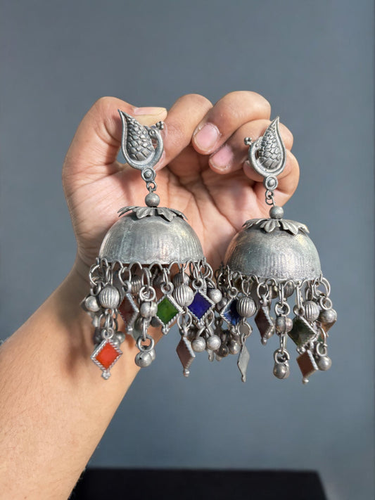 Vaishali Blackpolish Jhumka