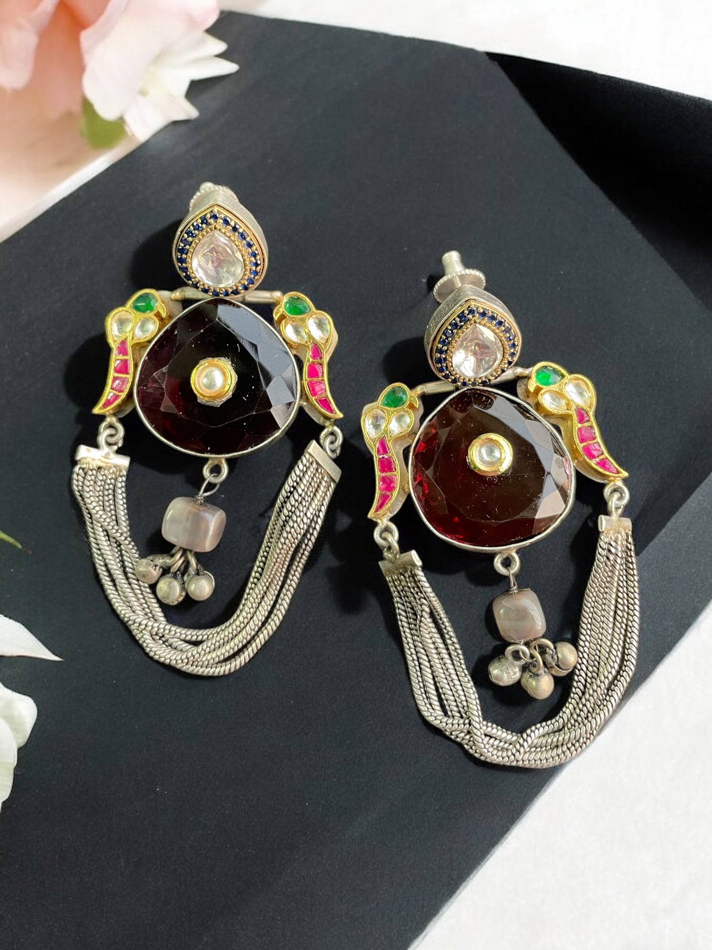 Shagun Silver Pacchi Kundan