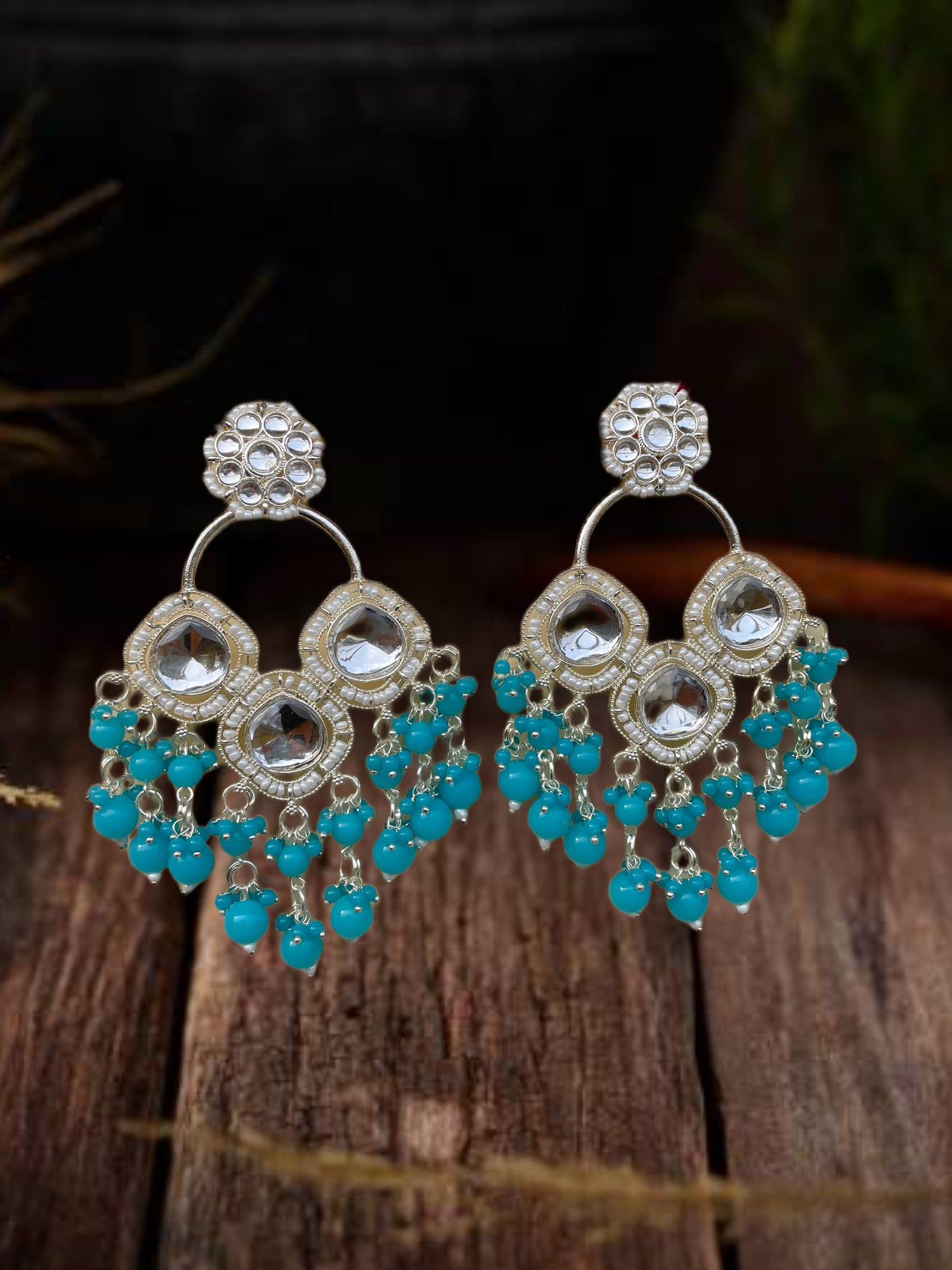 Niharika Earrings (pearl beads)