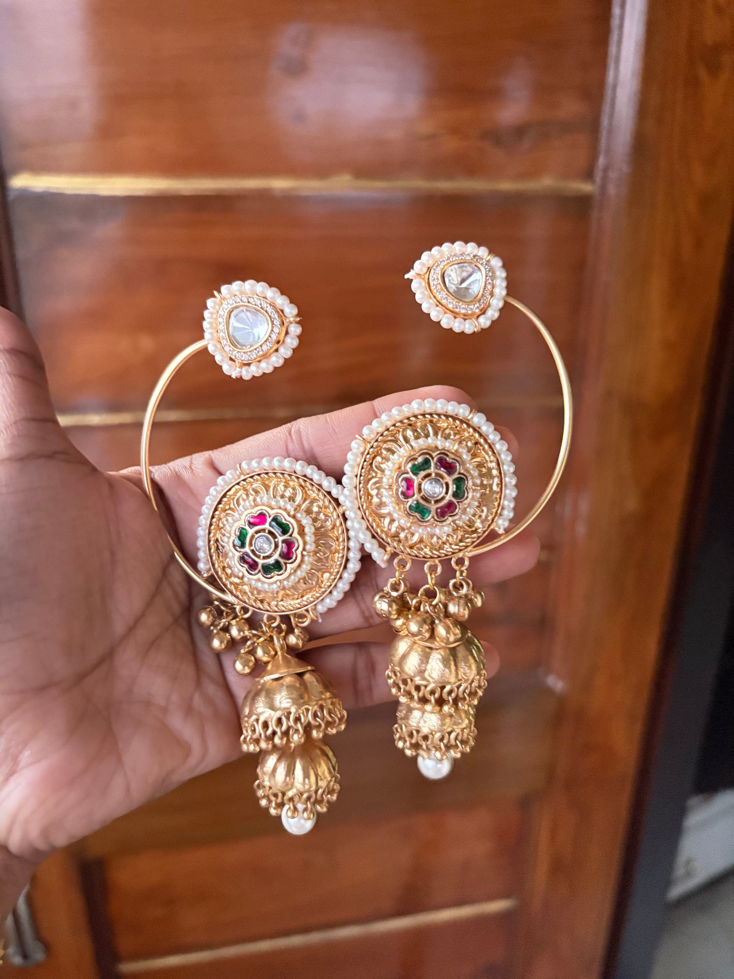 Varnika Royal Pearl Ear cuff