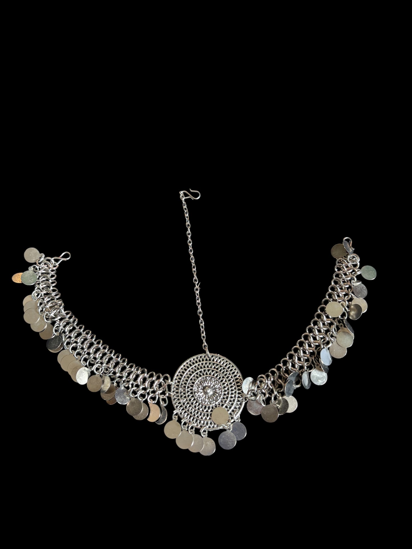 Chandrika Tribal Silver Mathapatti