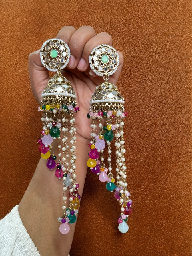 Yutika Long Spiral Earring