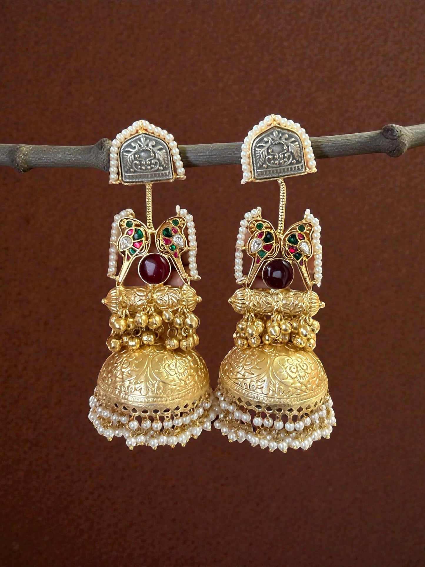 Lisa Premium Brass Earrings